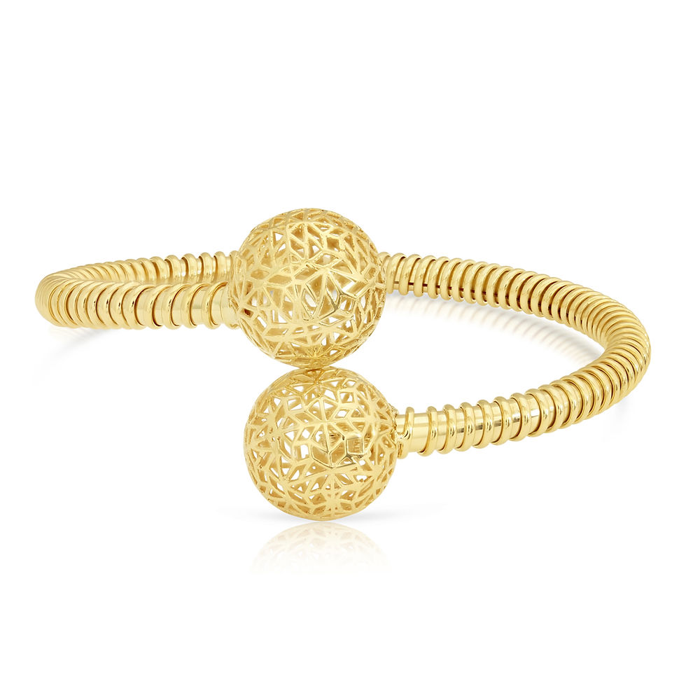 Thumbnail: Modern Structure Ball Bracelet