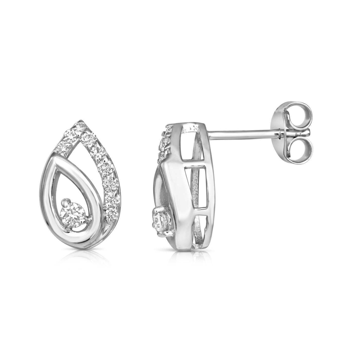 Teardrop dew earrings