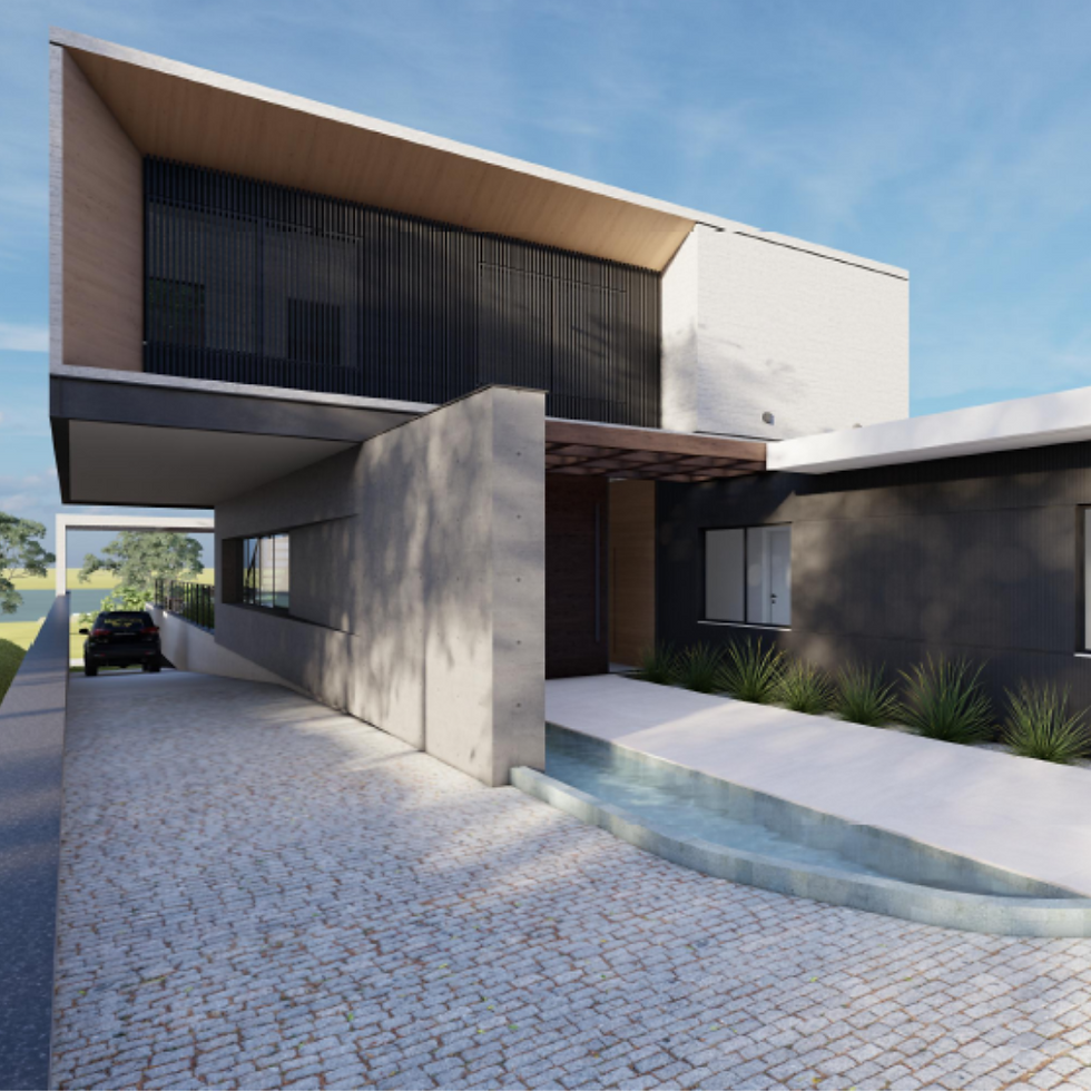 Fachada residência de alto padrão