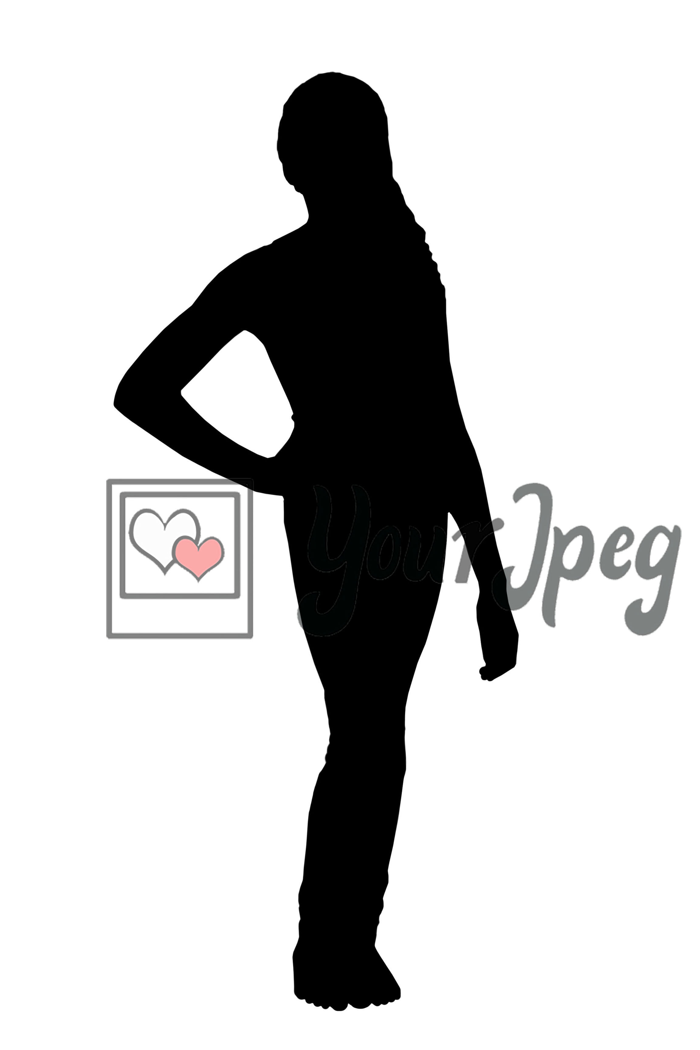 Girl Standing With Hand On Hip