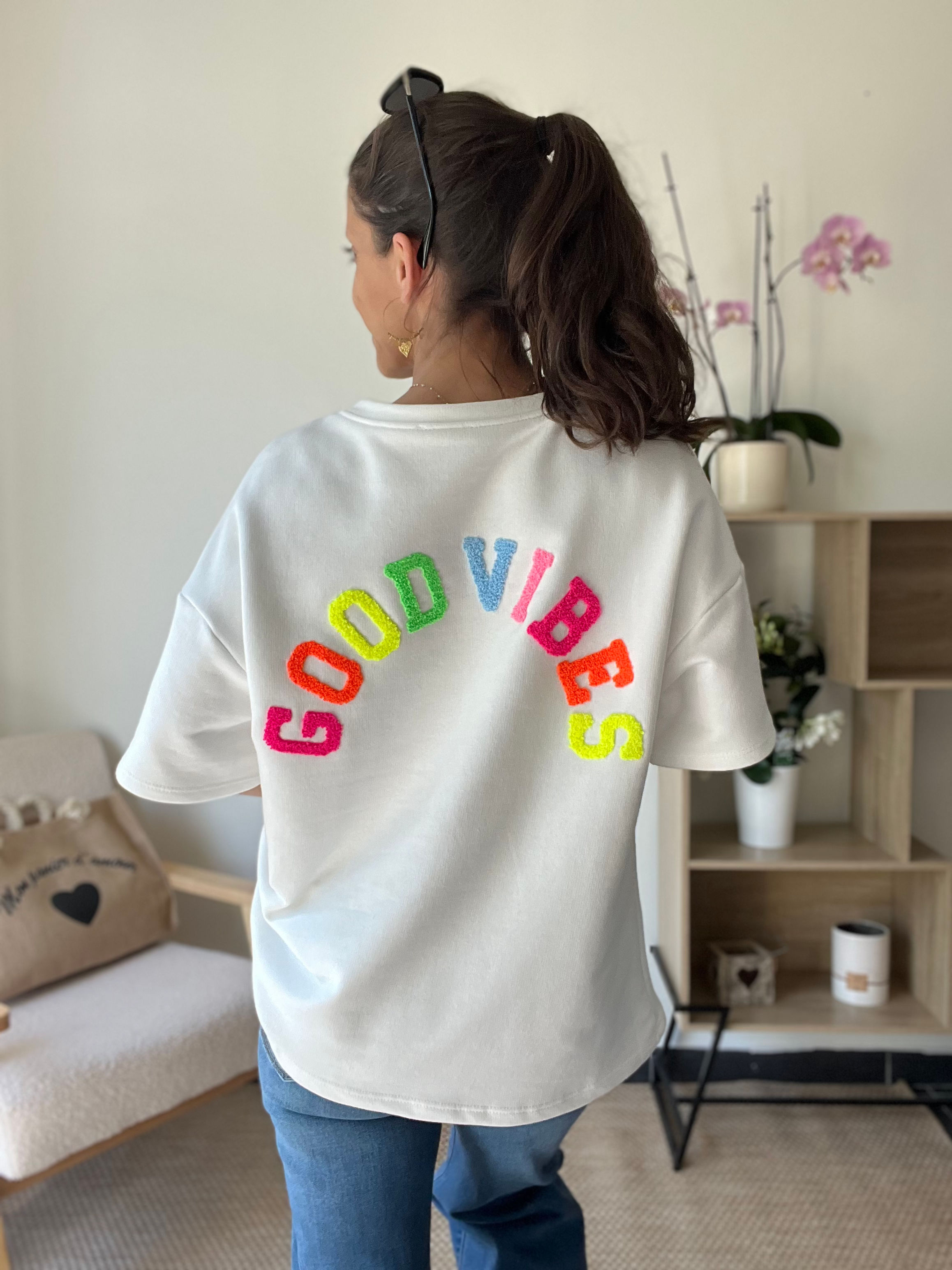 Tee shirt GOOD VIBES