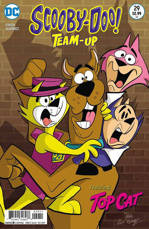 Scooby-Doo! Team-Up #26 Comics Cover featuring Top Cat by Dave Alvarez