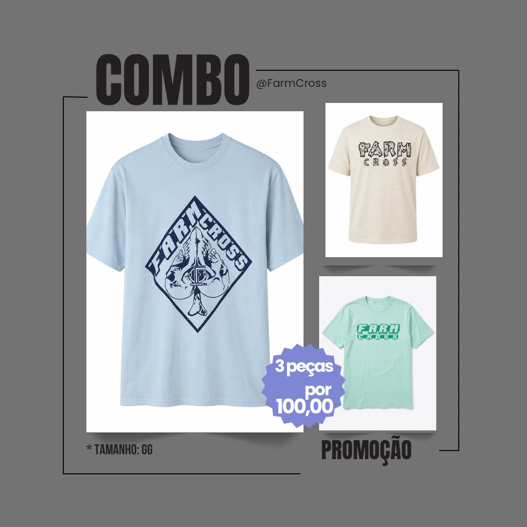combo 3 peças