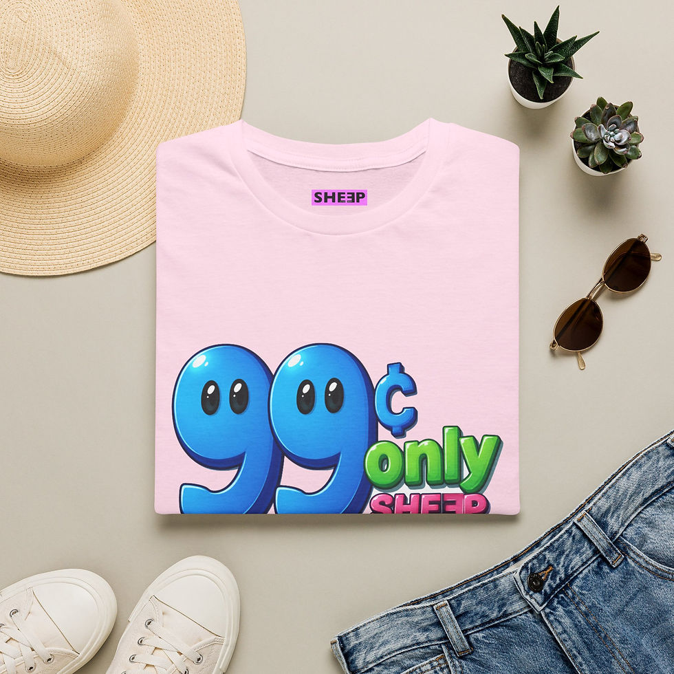 Thumbnail: 99 Only Graphic T-Shirt — Fun Retro Discount Logo Tee