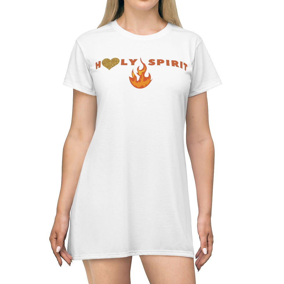 Thumbnail: All Over Print T-Shirt Dress