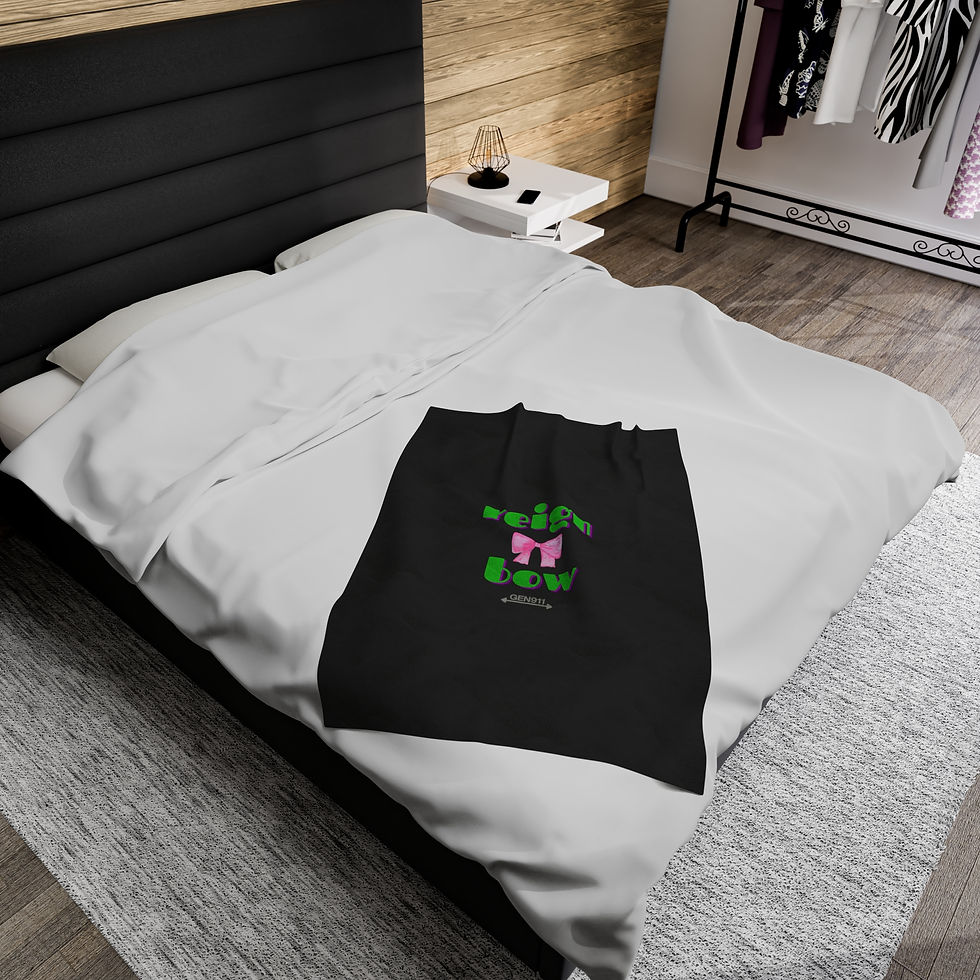 Thumbnail: ReignBow - Velveteen Plush Blanket