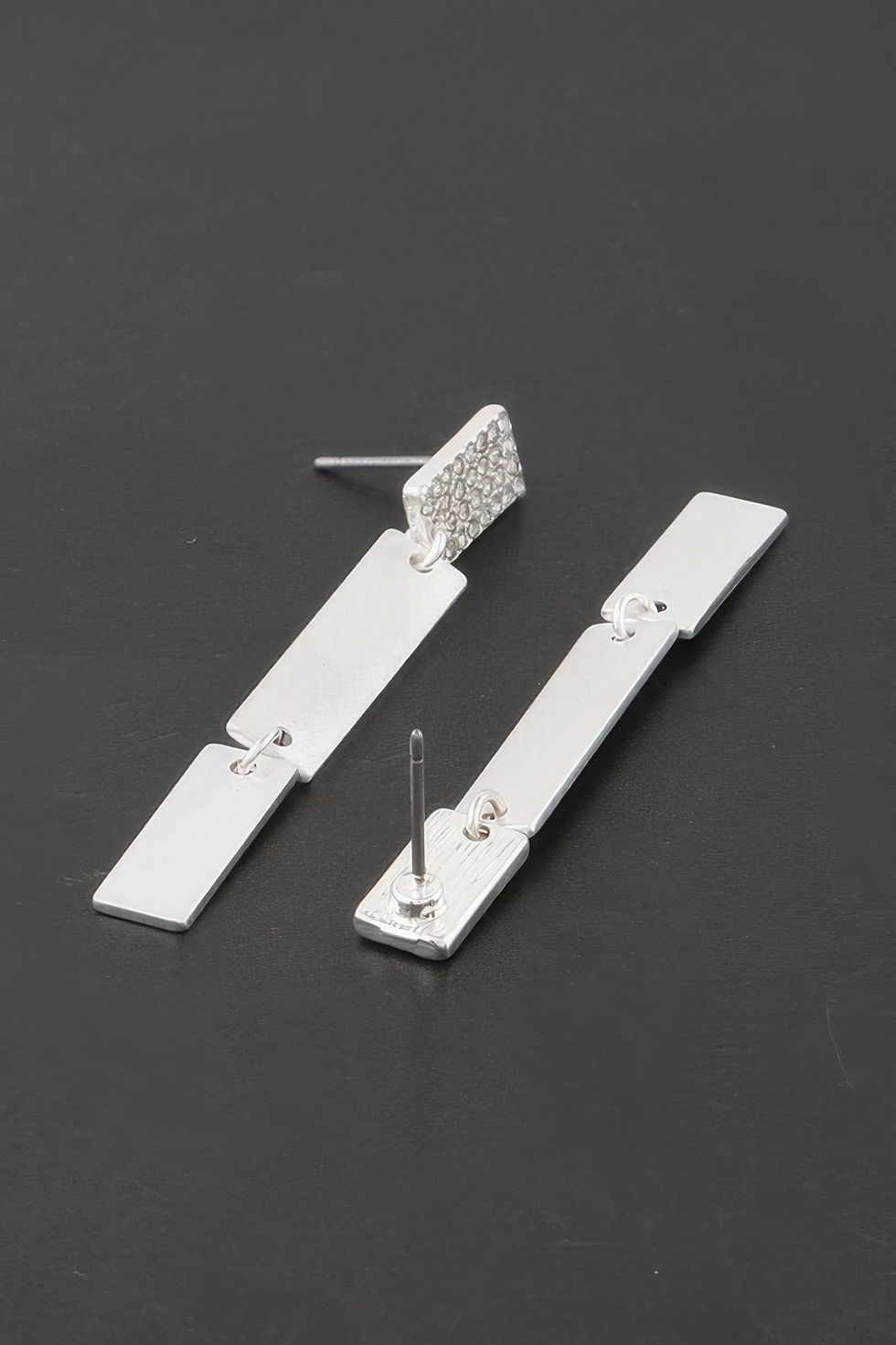 Thumbnail: Jeweled Triple Bar Earrings