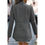 Thumbnail: Solid Pocket Long Sleeve Elegant Wool Coat