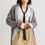 Thumbnail: Knit Two Pocket Long Sleeve Open Front Cardigan