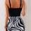 Thumbnail: Printed Scoop Neck Wide Strap Two-Piece Swimwear