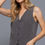 Thumbnail: V-neckline Pin Stripe Woven Vest      
