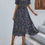 Thumbnail: Bohemia Floral Puff Sleeve Flounce Sleeve Dress