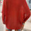 Thumbnail: Solid V Neck Knit Loose Fit Bat Sleeves Top