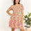 Thumbnail: Devine Smocked Sweetheart Neck Flounce Sleeve Mini Dress