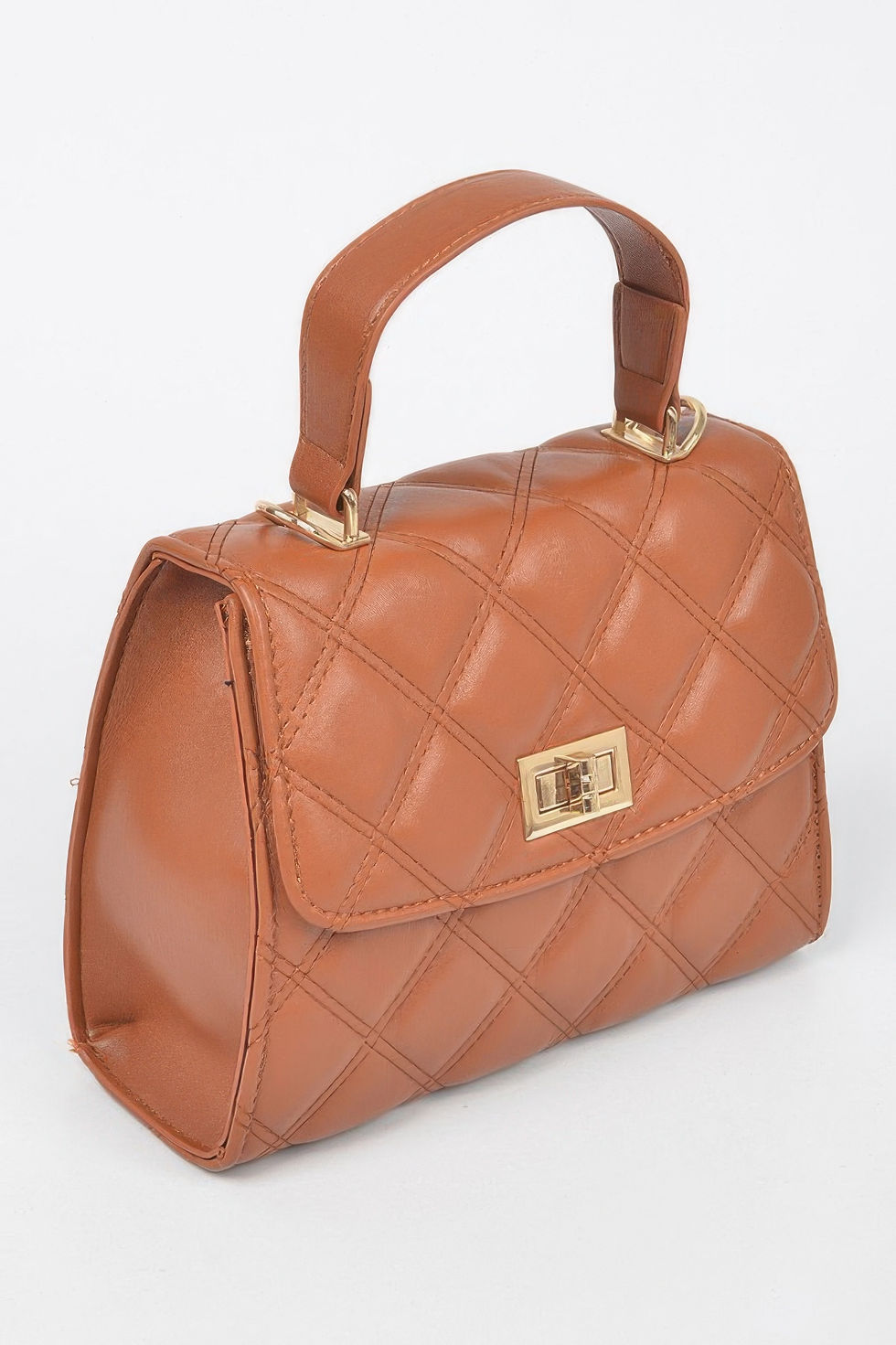 Thumbnail: Quilted Top Handle Crossbody Bag