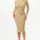 Thumbnail: Stand Collar Sweater Bodycon Dress          