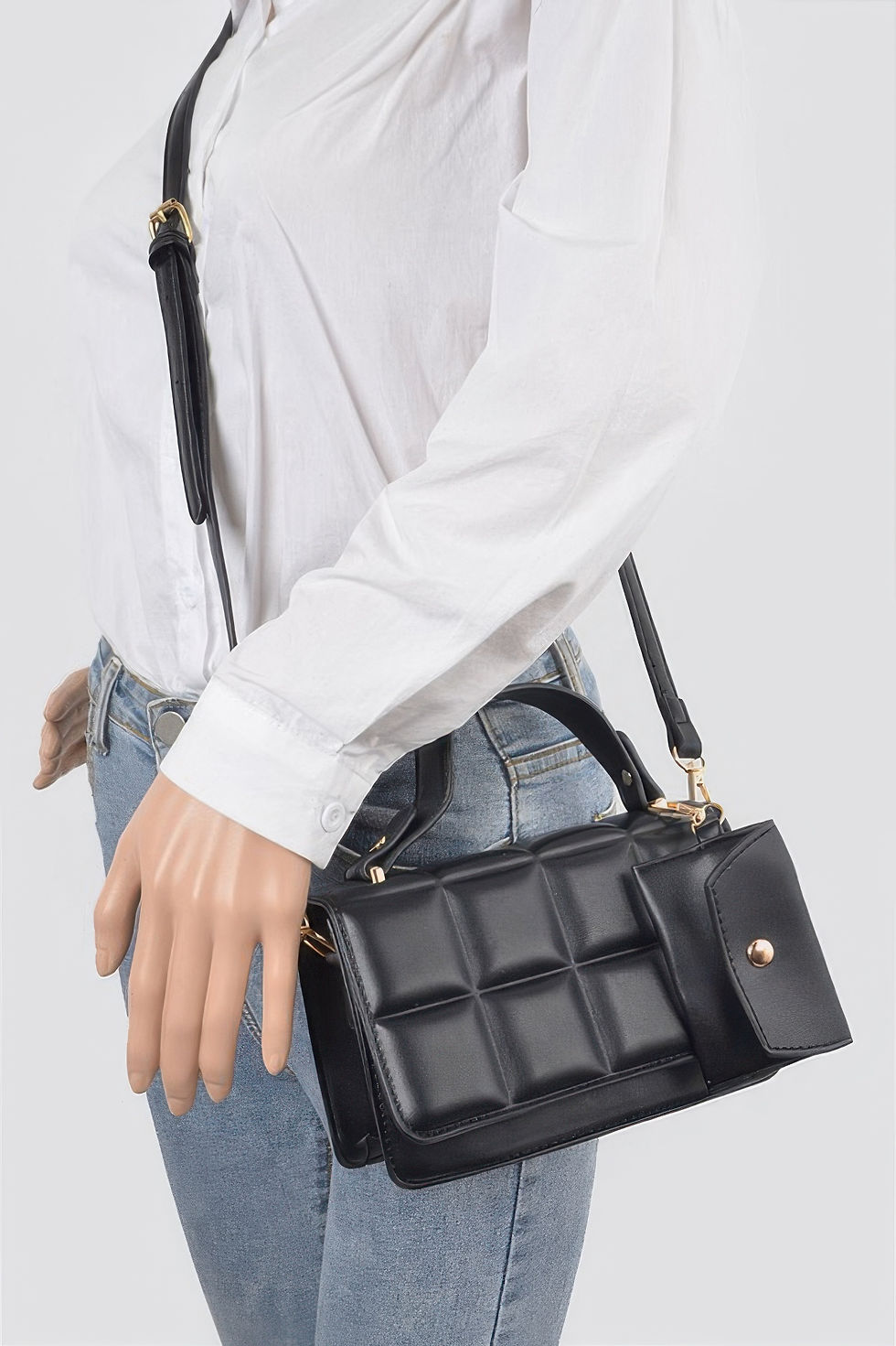 Thumbnail: Quilted Top Handle Bag
