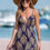 Thumbnail: Printed Spaghetti Strap Summer Beach Dress