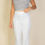 Thumbnail: High Waist Stretch Crepe Flare Pants    
