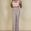 Thumbnail: Wavy Print High Waist Flare Pants