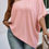 Thumbnail: Plus One Shoulder Solid Casual Loose Fit Shirt
