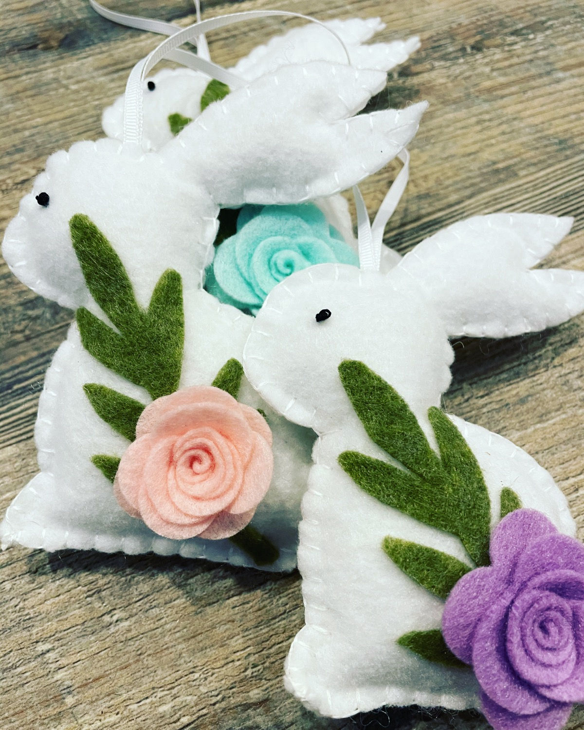 Felt Bunny Ornament