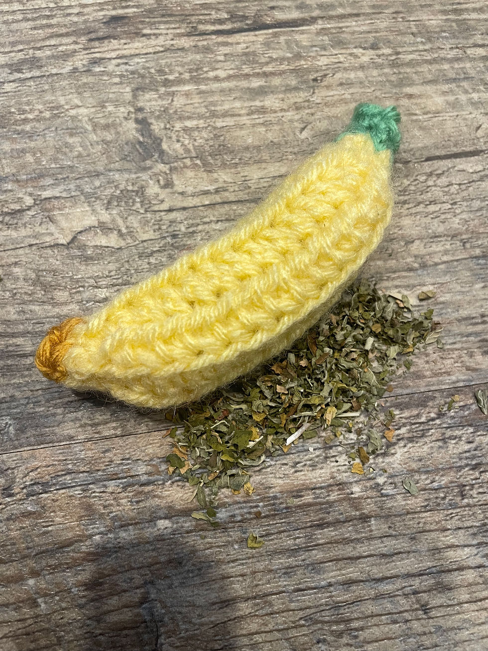Thumbnail: Banana organic catnip treat toy for cats 