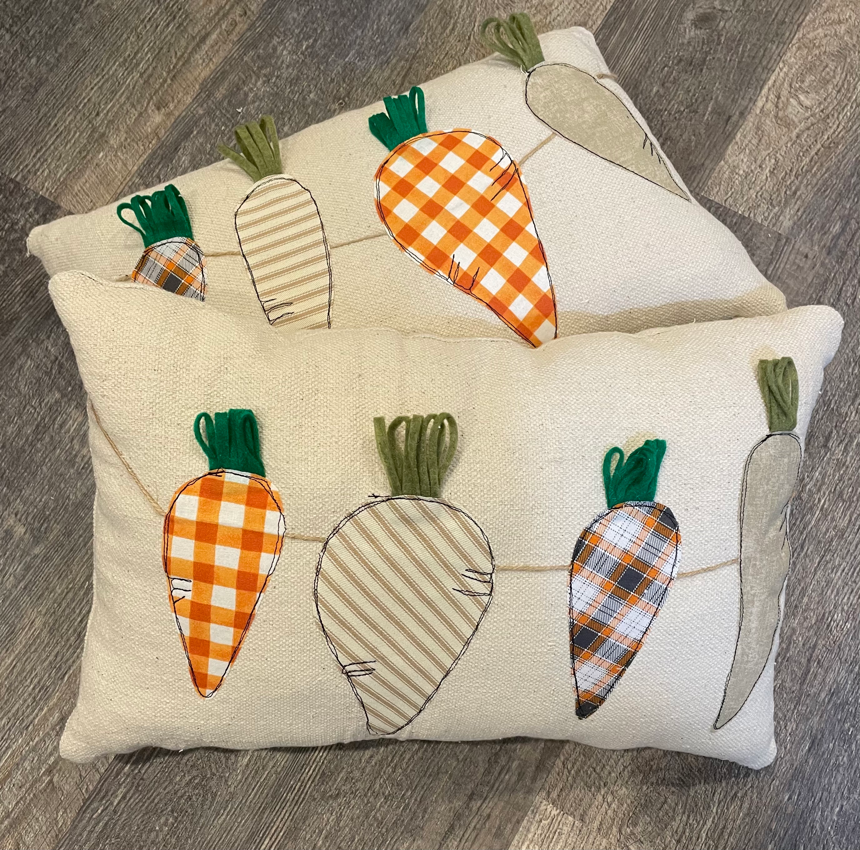 12X16 Carrot Pillow