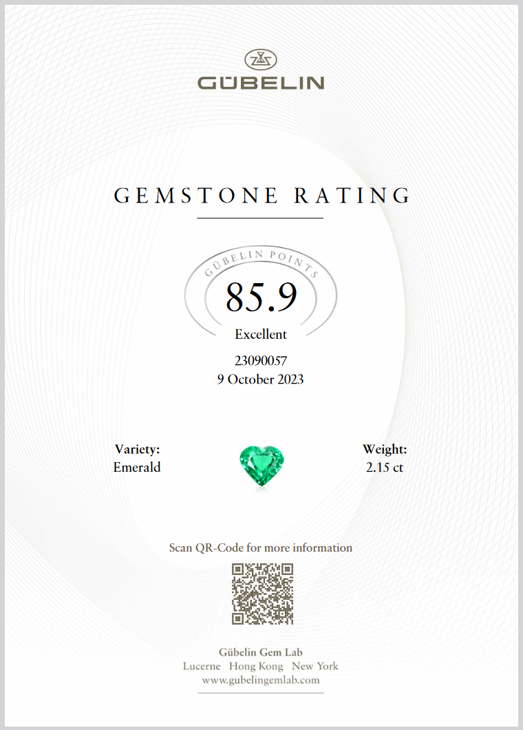 Miniatura: Investičný prsteň so smaragdom najvyššej kvality certifikát Gubelin