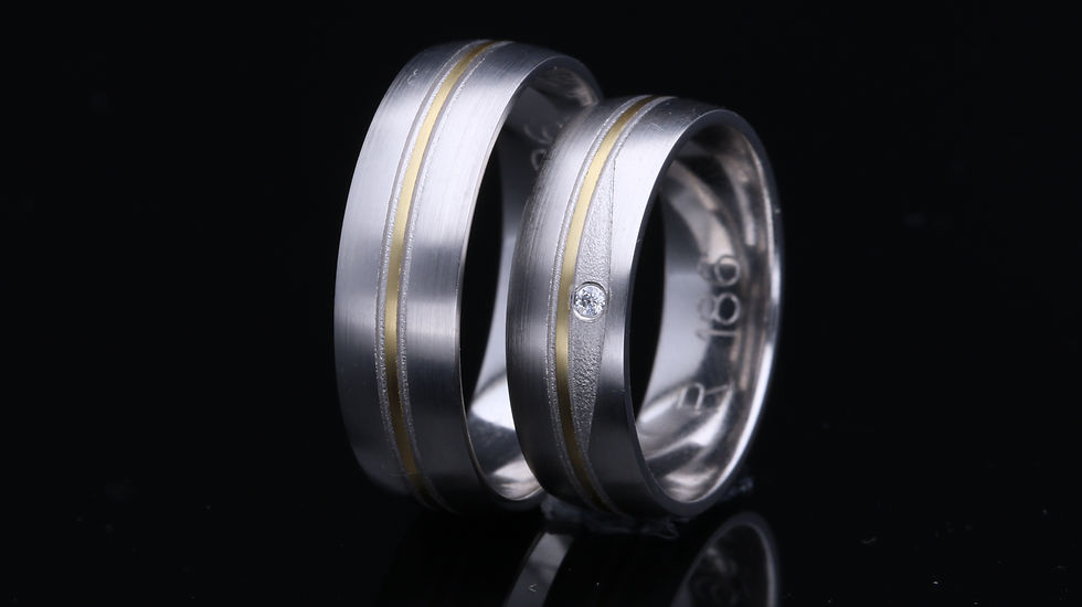 Svadobné obrúčky / Wedding rings R186 / VIDEO / Cena s DPH