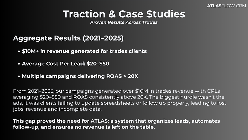 ATLASFlow CRM Client Results