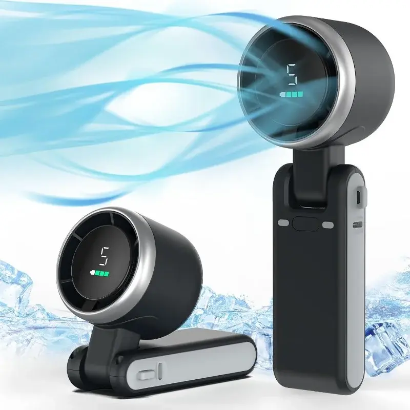 Thumbnail: 3-in-1 Portable Fan: Hand, table, and neck