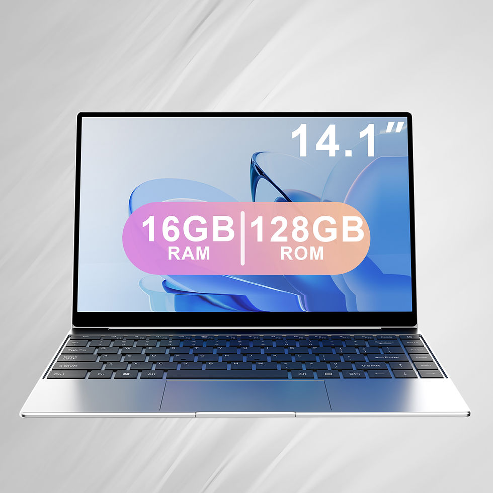 Thumbnail: New Ultra Slim Laptop 14.1" 16GB RAM 2TB SSD Intel 4405U Gaming PC 1920*1080 Dis