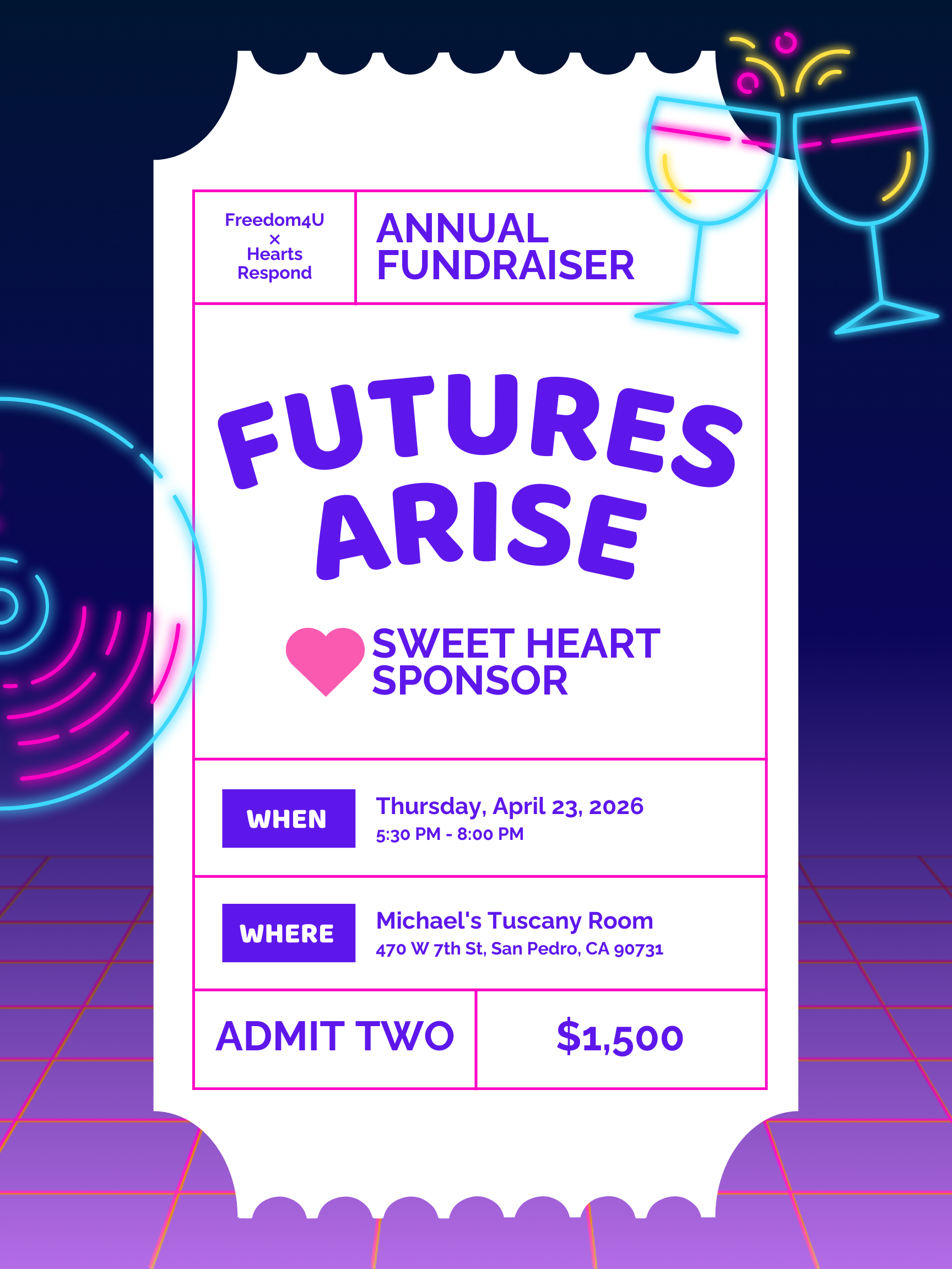 2026 Futures Arise: Sweet Heart Sponsor