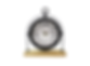METAL BLACK TABLE CLOCK