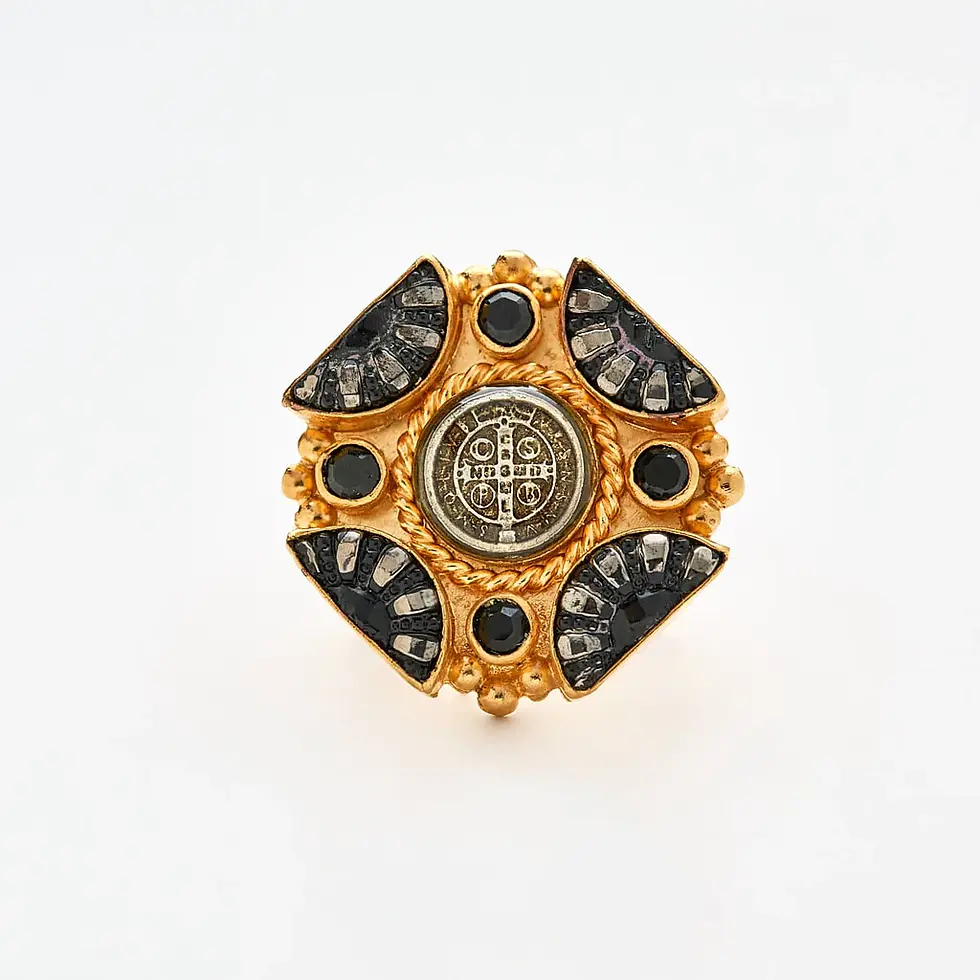 Sanctified Crescent Ring Small