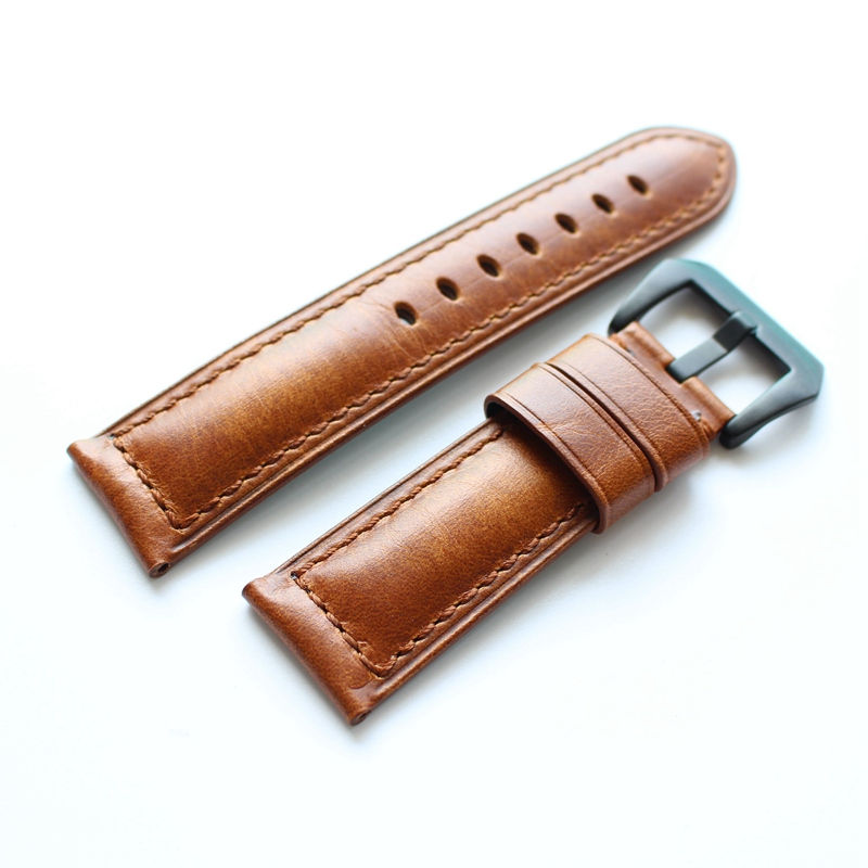 Миниатюра: Italy leather strap24mm PAM leather strap cow leather band