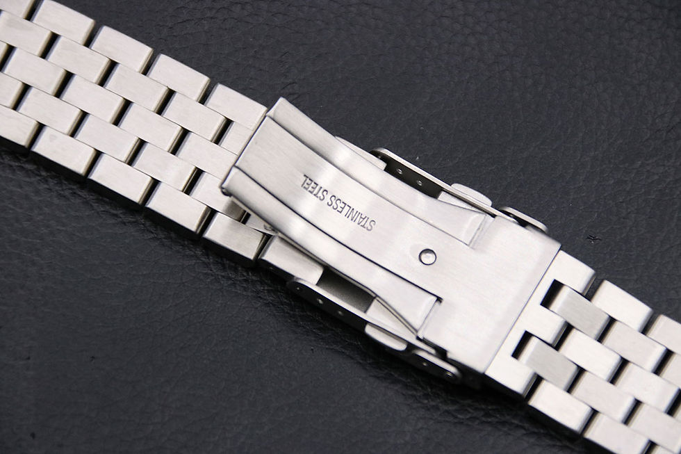 Thumbnail: 20mm SUPER Engineer Type II Stainless Steel Straight End Metal Watch Bracelet