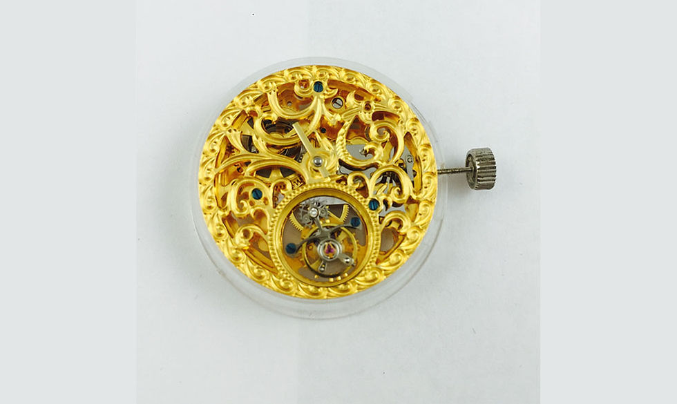 Thumbnail: Seagull tourbillion 800K Gold movement
