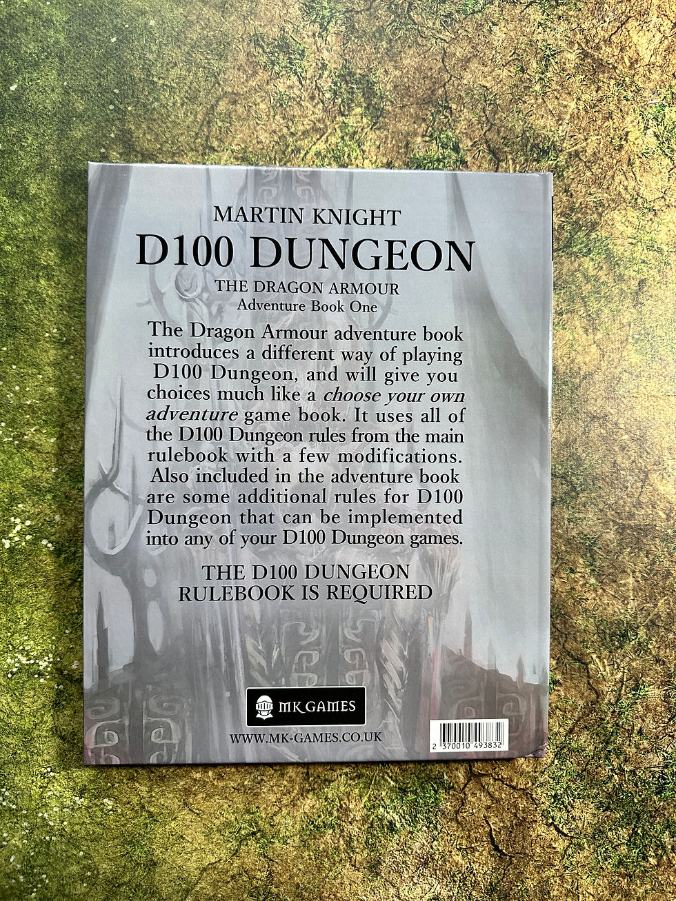 Thumbnail: D100 Dungeon The Dragon Armour (Book 3) Hardback (024)