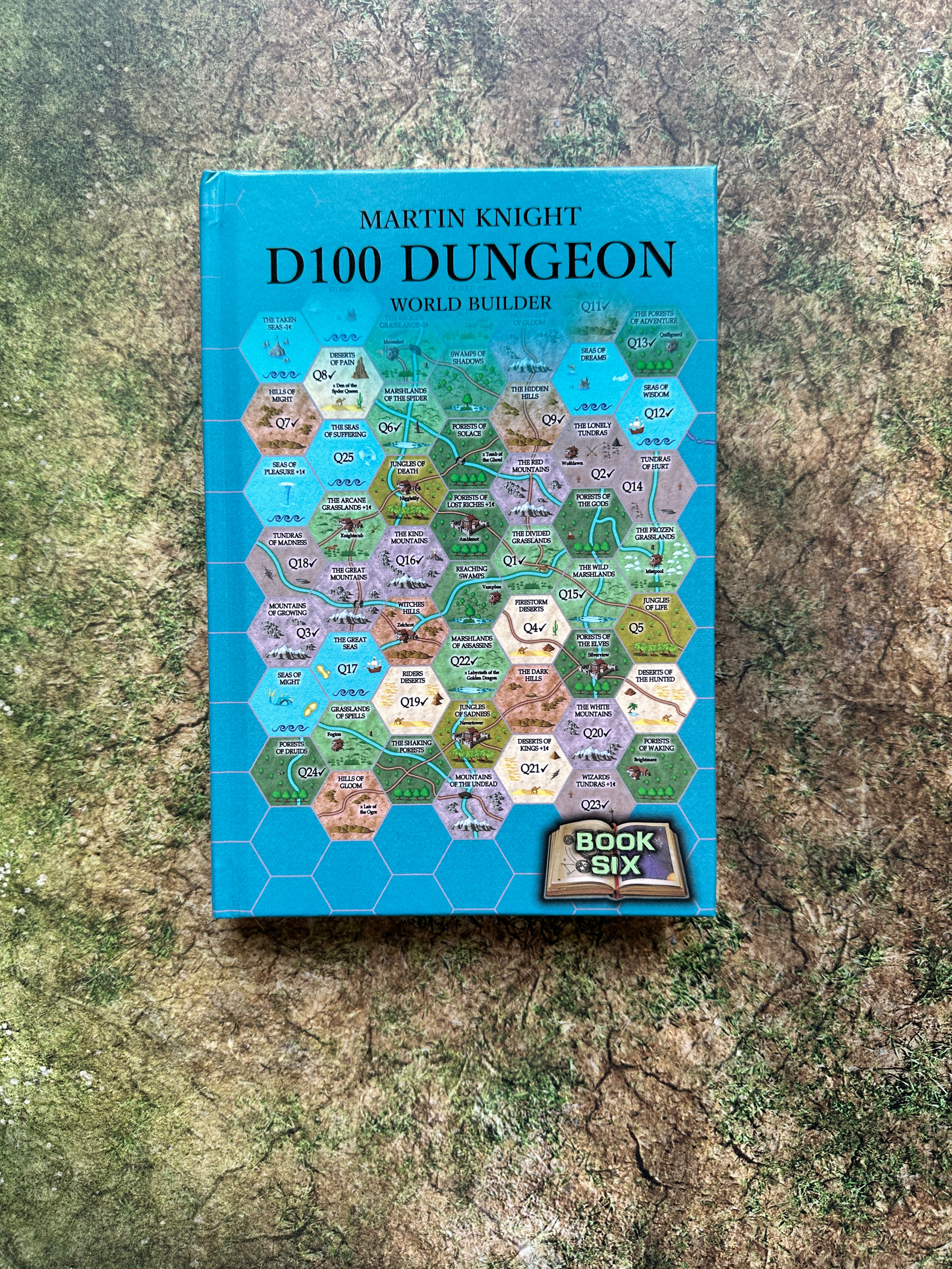 D100 Dungeon World Builder (Book 6) 6x9 Hardback