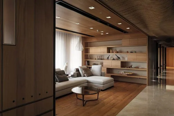 all hand made wood elements by carpenter