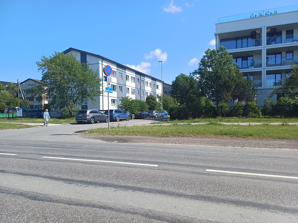 Eftir endurbætur með útveggjaeiningum