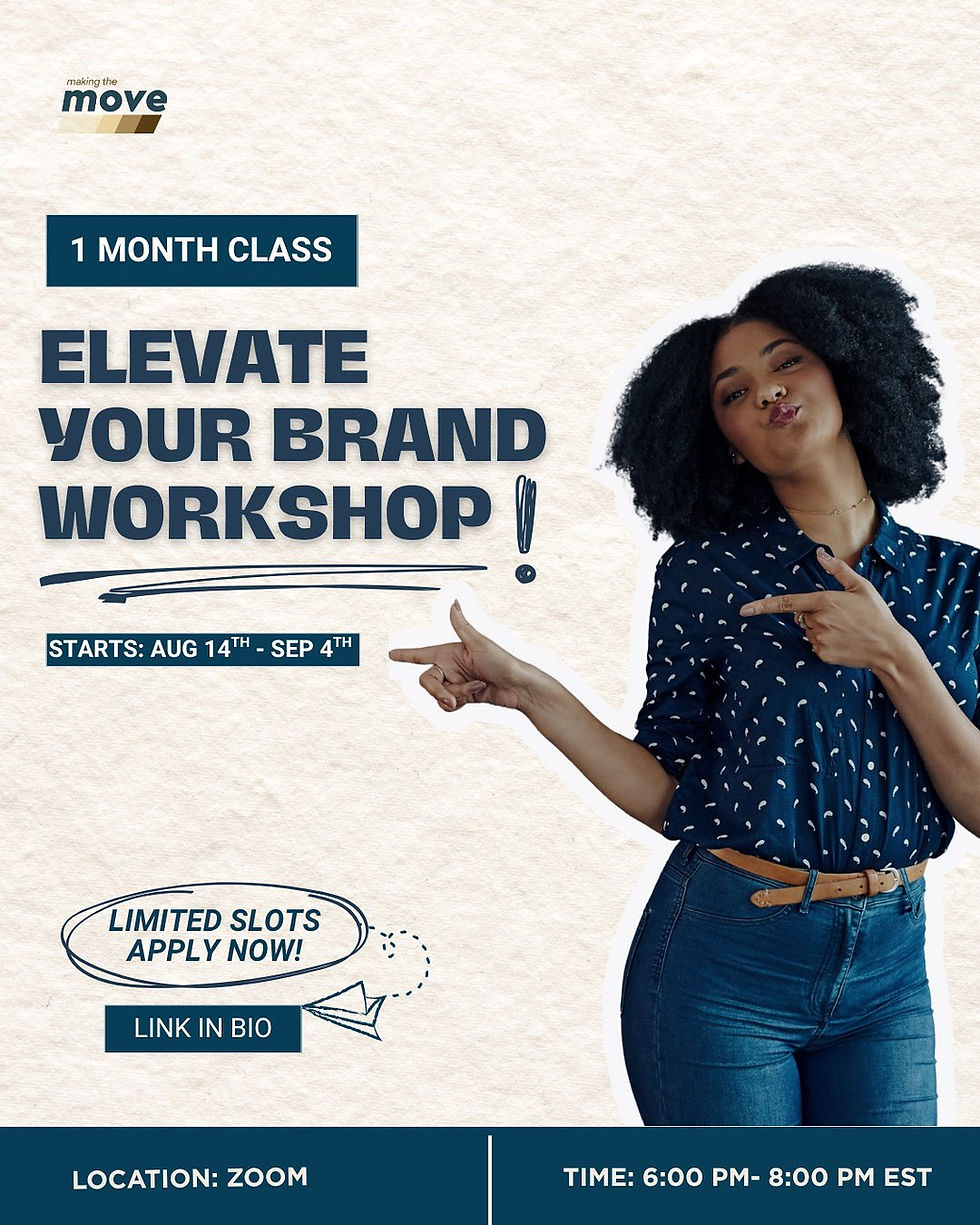 Build Your Brand: Personal Branding Workshop Series