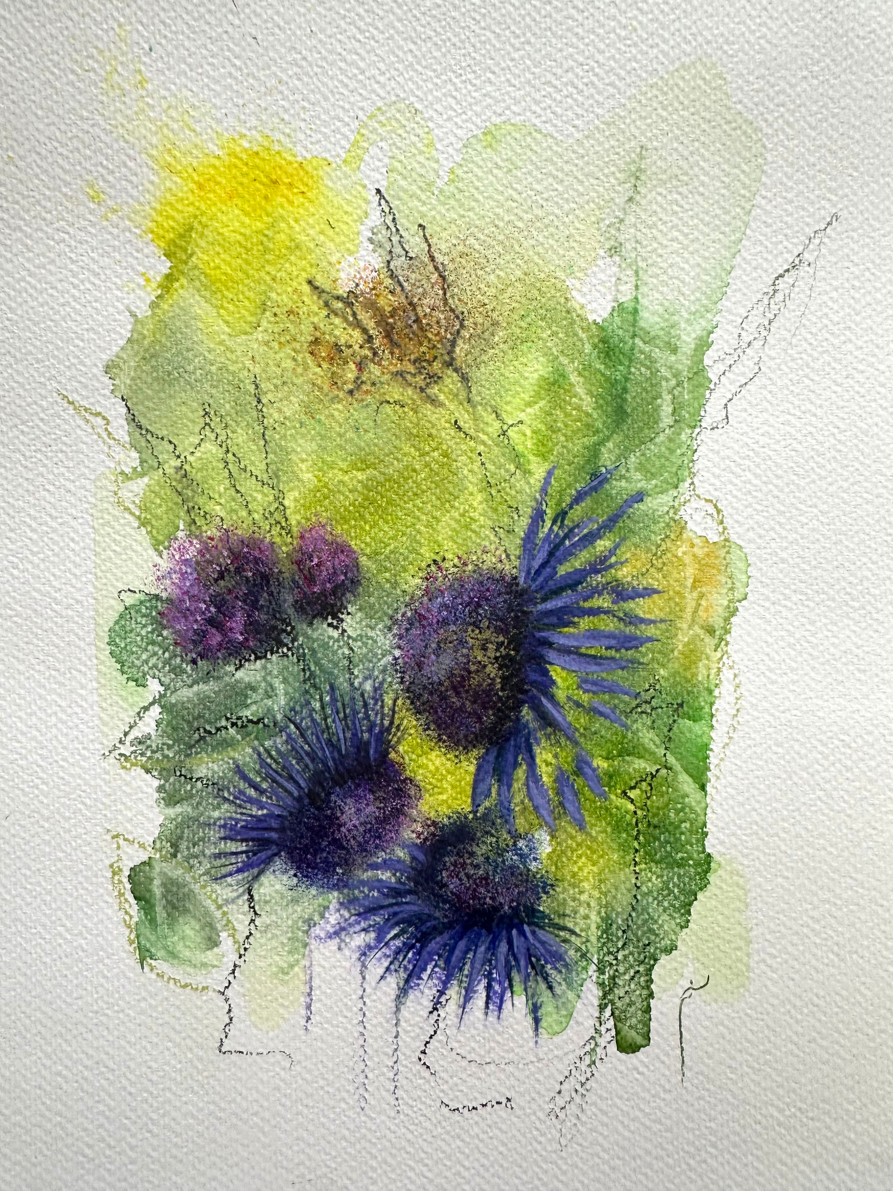 no 41- (11 " x 9") Mixed media on paper