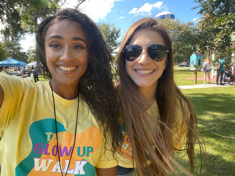 Starting Point staff members at The Glow Up community event