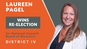Starting Point CEO pictured on campaign announcement winning re-election for District IV Board Seato of the National Council for Mental Wellbeing Board of Directors