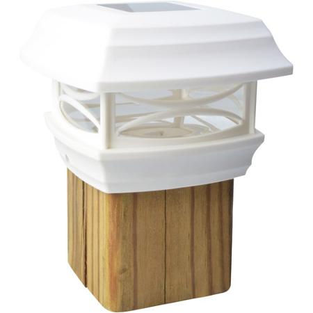 Moonrays Solar led post light White