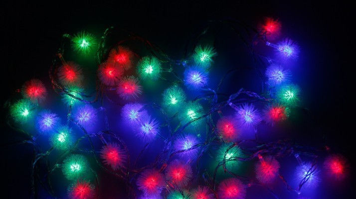 Thumbnail: LED Snow Flake multi colored