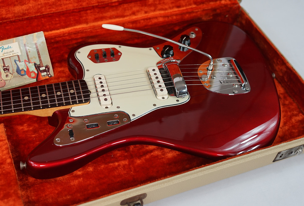 1965 Fender Jaguar Candy Apple Red